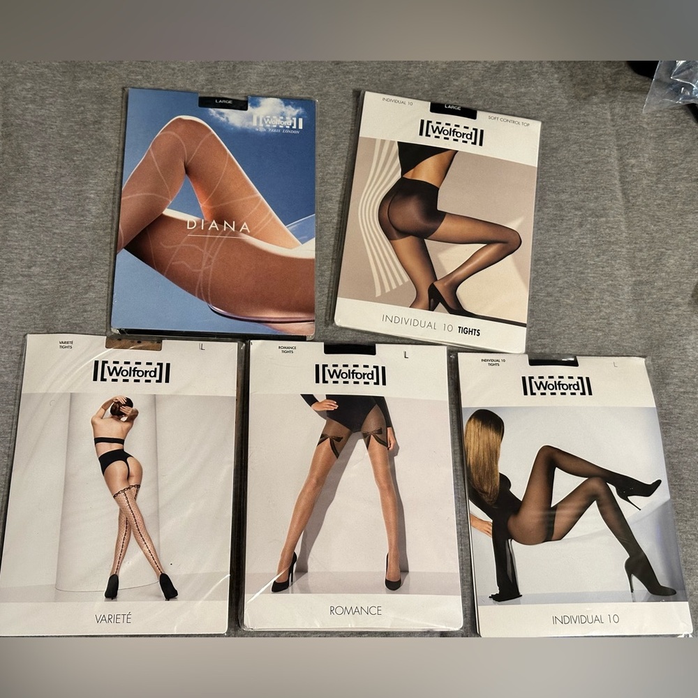 Wolford Large stockings 5 pairs